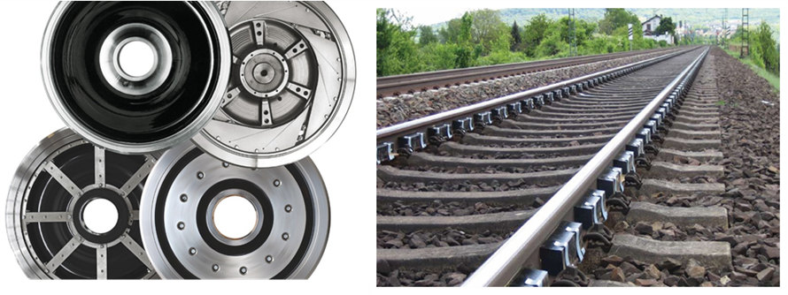 Mitigation of railway noise using wheel/rail dampers