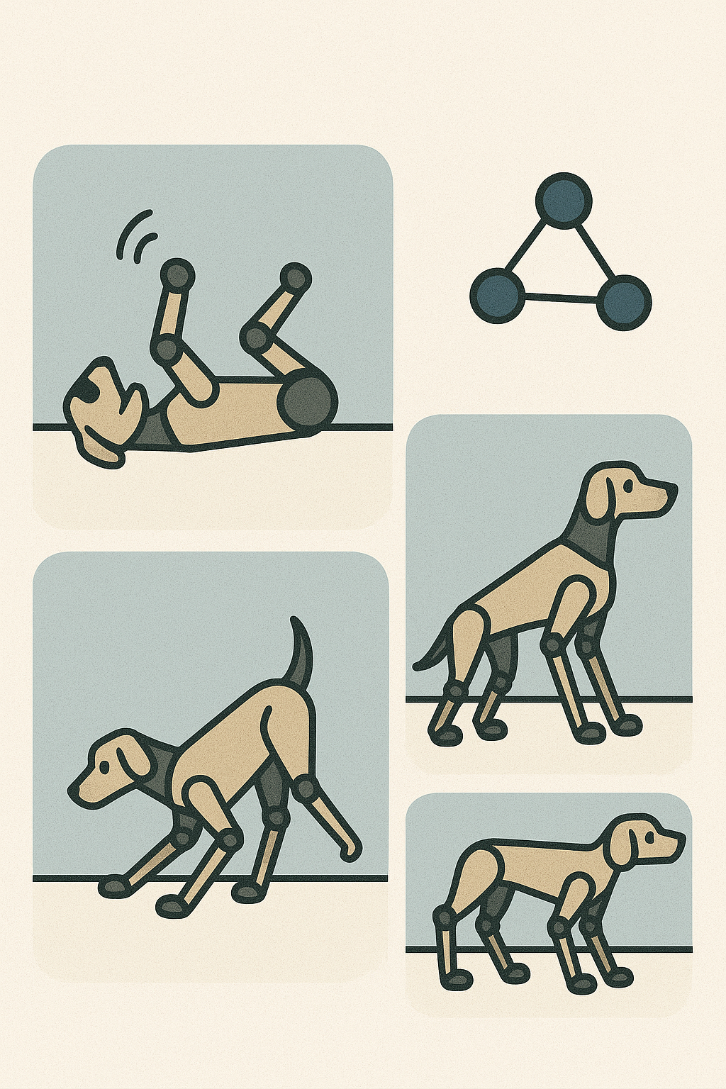 Fall Recovery for Quadrupeds