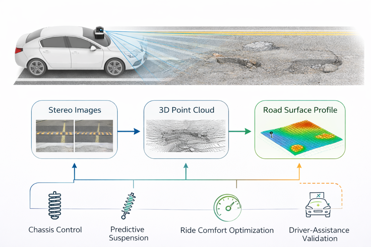 3D Point Cloud–Based Road Surface Profiling for Intelligent Vehicles