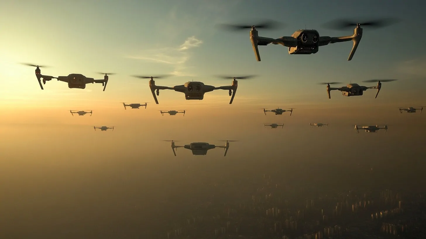 Physics-based aerodynamic modeling of drone formation flight (no CFD)